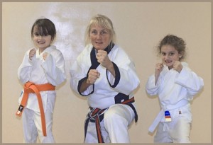 Ann E. DuBois, Sa bom Nim and her students.